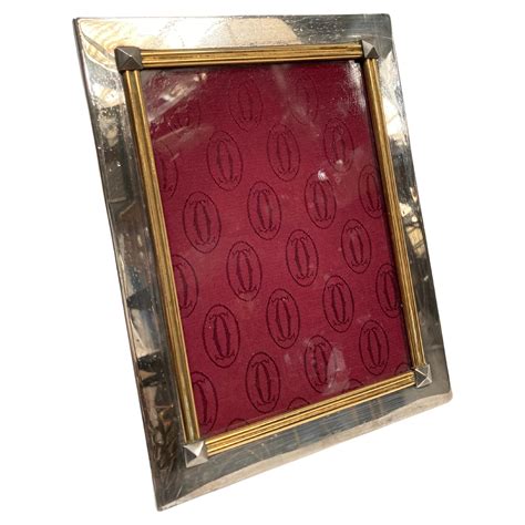 cartier arched silverplate picture frame.